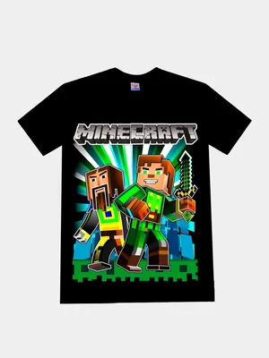 Футболка с 3D принтом на тему: Minecraft Джунгли Детские и взрослые размеры  | Booom Shop