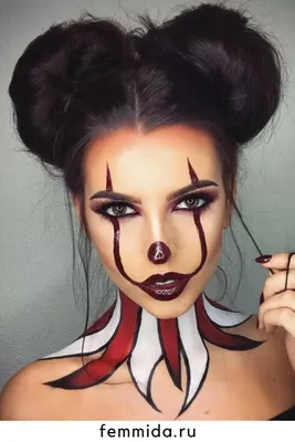 Макияж на Хэллоуин 2020: 32 страшно красивых идеи грима | Halloween makeup  clown, Halloween makeup easy, Halloween makeup looks
