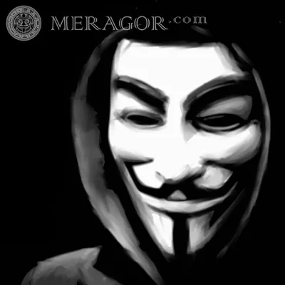Обои взломанная маска, хакер, андроид, Гая Фокса маска, подбородок -  картинка на рабочий стол и фото бесплатно