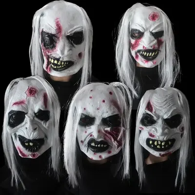 Карнавальная маска для лица страшная - для детей и взрослых на Хэллоуин или  карнавал | Cool Mania