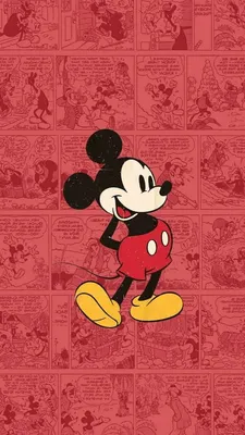 iPhone 13 Mini чехол из силикона - Mickey Mouse Микки Маус целует Минни Маус  на розовом фоне