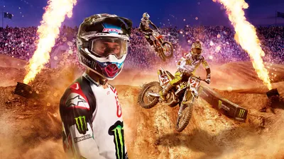 Monster Energy Supercross - The Official Videogame 2 2560x1440 - Wallpaper  - Обои из игр (для рабочего стола и телефона)