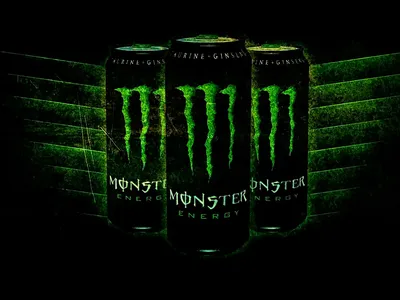 Девушка аниме Monster Energy - обои для рабочего стола, картинки, фото