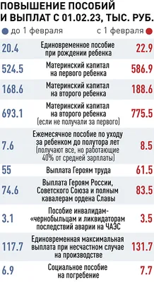 Социальные выплаты повысятся с 1 февраля 2023 года – Информационный портал  \"Лаб-Медиа\"