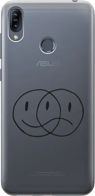 Силиконовый чехол с принтом Two Faces для Asus Zenfone Max M2 (ZB633KL) / Асус  Зенфон Макс М2 - купить с доставкой по выгодным ценам в интернет-магазине  OZON (647487332)