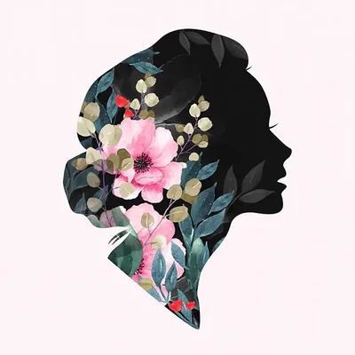 Женский профиль: аватарки для девушки - SY | Женский день, Цветочный,  Цветочный дизайн