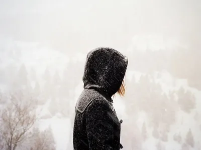Девушка На Аву Брюнетка Зима - 64 фото