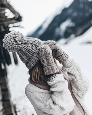 Картинки зима и девушки (56 фото)
