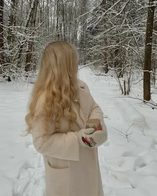 Картинка фото на аву девушка зимой - скачать бесплатно с КартинкиВед
