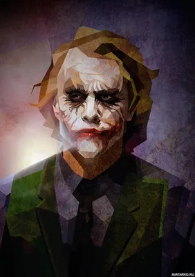 Джокер, #аватары, #картинки, #фото, #авы,  https://avatarko.ru/kartinka/14801 | Joker artwork, Joker art, Joker