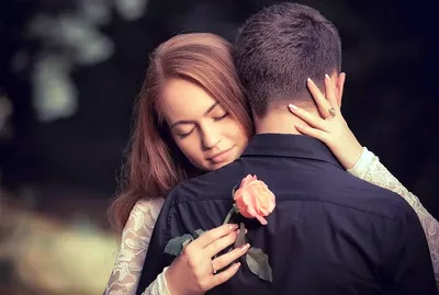 Аниме обнимашки парень и девушка - красивые фото