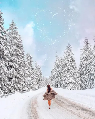 Картинки на аву природа зима фотографии