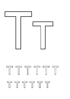 Обучающие раскраски. Алфавит русский. Буква Т