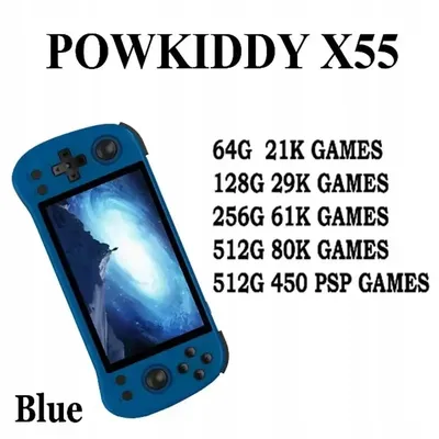 Powkiddy x55 переносная переносной консоль для игры 5.5 дюймов экран ips  linux недорого ➤➤➤ Интернет магазин DARSTAR