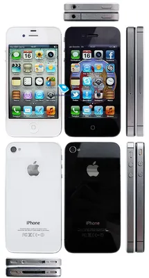 Apple iPhone 4s 3D модель - Скачать Электроника на 3DModels.org