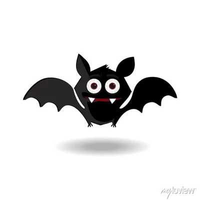 Раскраска Летучая мышь на Хэллоуин распечатать или скачать