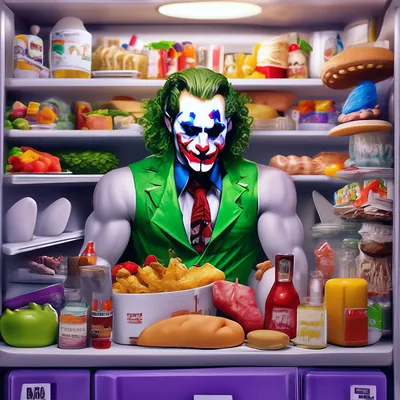 Холодильник без еды - это не холодильник» — создано в Шедевруме