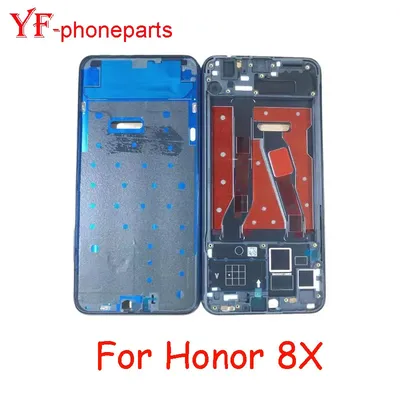 Высококачественная средняя рамка для Huawei Honor 8X передняя рамка задняя  крышка корпус батарейного отсека запчасти | AliExpress