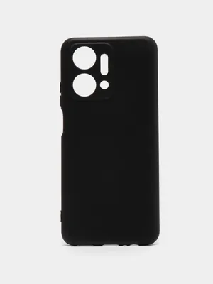 Чехол для Huawei Honor X7a / Хуавей Хонор Х7а, силиконовый, матовый, черный  купить по цене 99 ₽ в интернет-магазине KazanExpress