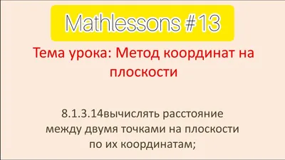 Координатная плоскость - скачать бесплатно Координатная плоскость 1.1.2