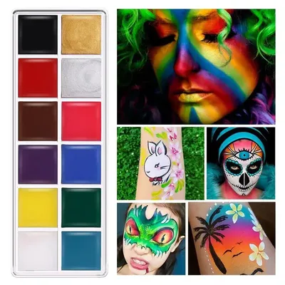 Рисунки на лице красками на хэллоуин (48 фото) » Рисунки для срисовки и не  только