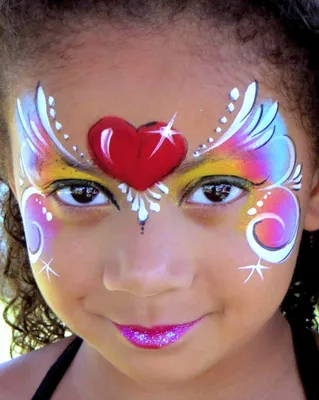 Фейс арт на лице для детей (62 фото) » идеи рисунков для срисовки и  картинки в стиле арт - АРТ.КАРТИНКОФ.КЛАБ