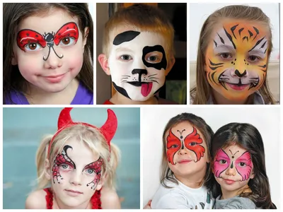 Как нарисовать на лице принт тигра, леопарда, зебры, сделать аквагрим? |  Картины с мордами животных, Тигриная морда, Схемы раскраски лиц
