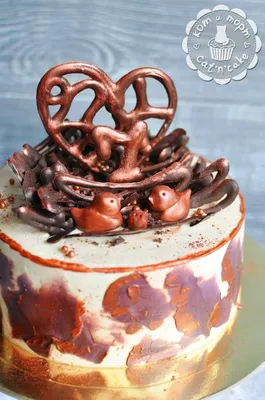 Repost @_delicious_wishes_ Идея торта на медную свадьбу❤️нравится❓👇 #cake  #cakes #cupcakes #cupcake #торт #то… | Cake decorating, Cake decorating  techniques, Cake