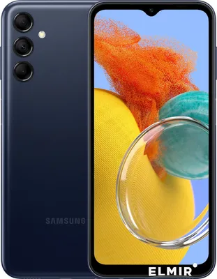 Мобильный телефон Samsung M146B/64 Galaxy M14 5G 4/64GB Dark Blue  (SM-M146BDBUSEK) купить | ELMIR - цена, отзывы, характеристики
