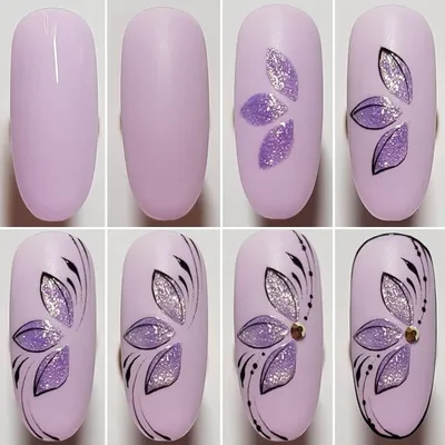 Пошаговые идеи дизайна на ногтях для начинающих, | Идеи Красоты + O-WOMEN  Причёски | Дзен