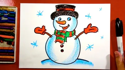 Новогодние рисунки для срисовки: 2024 идеи для красок, карандашей, маркеров  | Рождественские узоры, Снеговик, Рождественские картинки