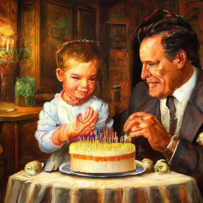Рисунки для срисовки на день рождения папе (15 фото) 🔥 Прикольные картинки  и юмор