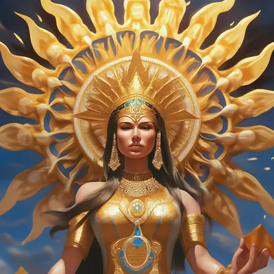 Богиня солнца ра подтон» — создано в Шедевруме