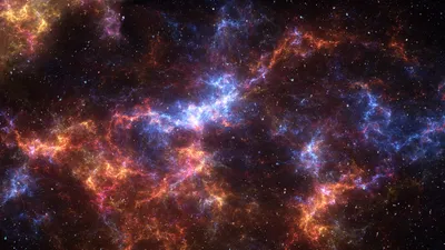 Обои для рабочего стола Звезды Туманности в космосе Messier 78