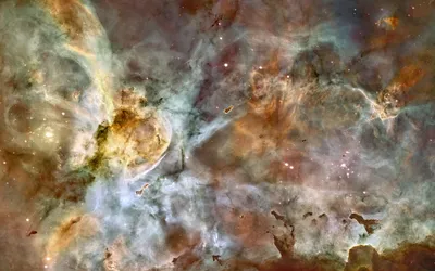 Галактика (туманность) Carina Nebula снятая с телескопа Хаббл — обои на рабочий  стол — Abali.ru