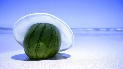 Обои Еда Арбуз, обои для рабочего стола, фотографии еда, арбуз, water,  melon, ломтики, палочки Обои для рабочего стола, скачать обои картинки  заставки на рабочий стол.