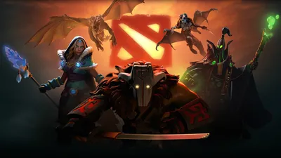 Images DOTA 2 Logo Emblem vdeo game 1920x1080