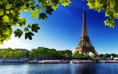 Эйфелева башня, Париж. Обои для рабочего стола. 1920x1080