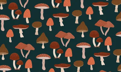 Сказочные грибочки от нейросетей | Пикабу