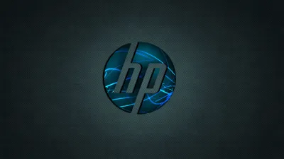 Обои hi-tech, logo, hp, бренд на рабочий стол