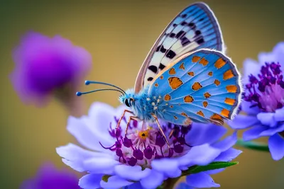 Бабочки - макро | Пикабу