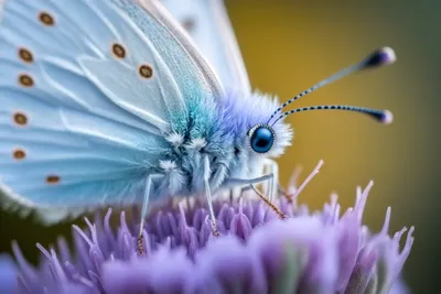 Бабочки - макро | Пикабу