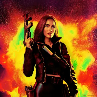 Обои на рабочий стол Меган Фокс / Megan Fox на фоне барельефа, обои для рабочего  стола, скачать обои, обои бесплатно