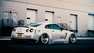 Nissan White GT-R (1920x1080) - Обои - Автомобили