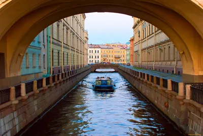 Набережная Санкт-Петербурга. Вид с канала - обои на рабочий стол