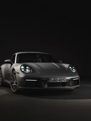 Обои на рабочий стол Новый Porsche 911 Carrera S (992) 2018 года, обои для рабочего  стола, скачать обои, обои бесплатно