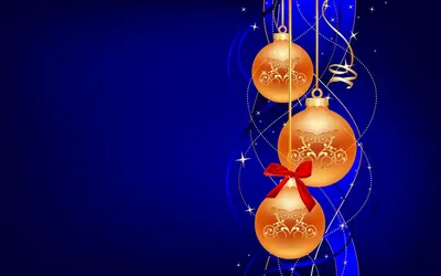 Новогодние украшения, фонарик, шарики - Новогодние - Обои на рабочий стол -  Галерейка