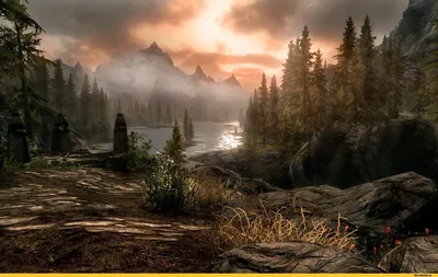 Фото The Elder Scrolls The Elder Scrolls V: Skyrim Игры 1366x768