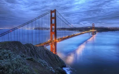 США, Сан-Франциско, Мост Золотые ворота скачать фото обои для рабочего стола