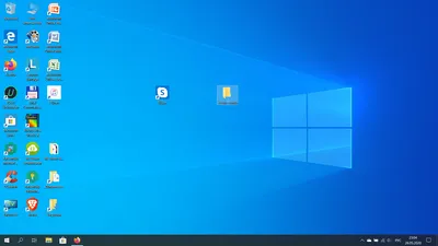 Обои на рабочий стол Логотип ОС Windows 10, обои для рабочего стола,  скачать обои, обои бесплатно